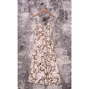 Hatch Dress 3 / US Large Womens Floral Sleeveless Slip Midi Maternity